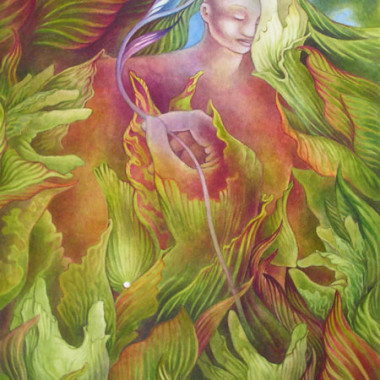 "Woman April 2005" 55 x 75 cm