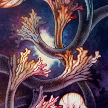 "19 July 2017" Watercolor 23 x 55 cm