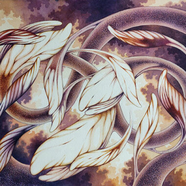 "26 October 2021" Watercolor 56 x 45 cm